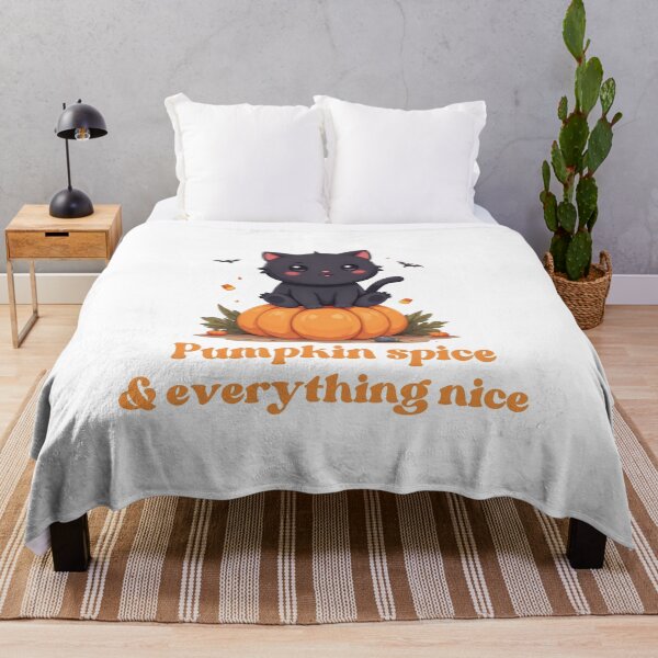 Item preview, Pumpkin spice & everything nice — cute chubby cat with pumpkin vibes! designed and sold by Expender Hub.