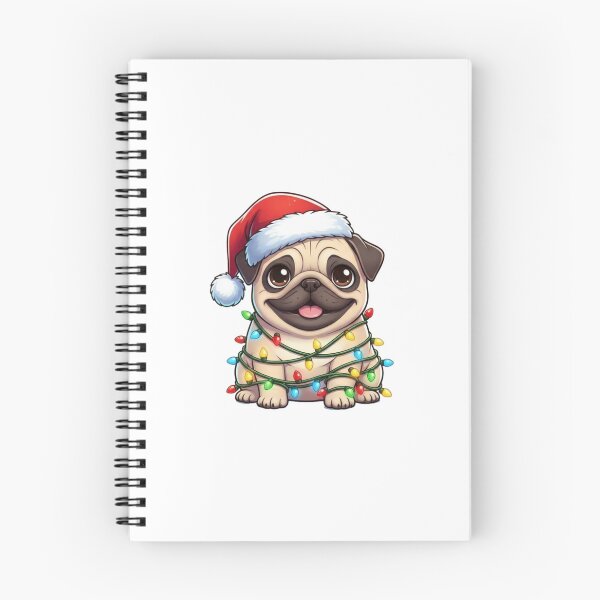 Item preview, Cute Christmas Pug designed and sold by Trenchling.