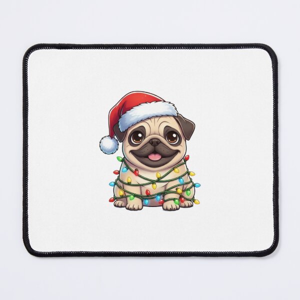 Item preview, Cute Christmas Pug designed and sold by Trenchling.