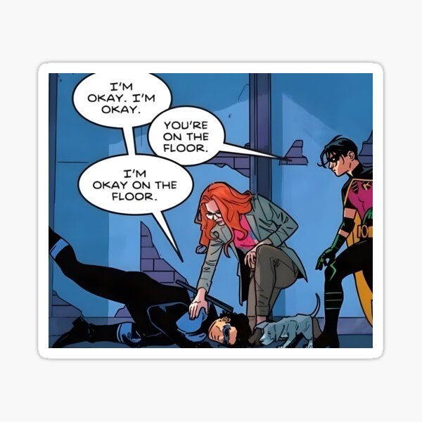 Item preview, Nightwing // Professional Acrobat designed and sold by NovelDaydream.