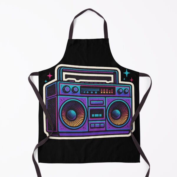 Item preview, Retro Boombox Neon – 80s Music Vibes Sticker designed and sold by JacobKAurumhead.