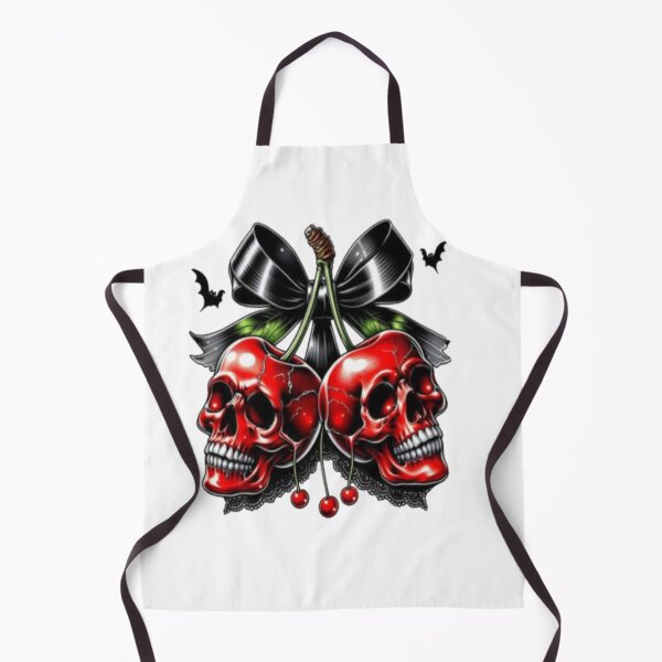 Item preview, scary skull cherries designed and sold by szydelkowanika.