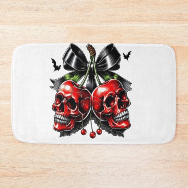 Item preview, scary skull cherries designed and sold by szydelkowanika.