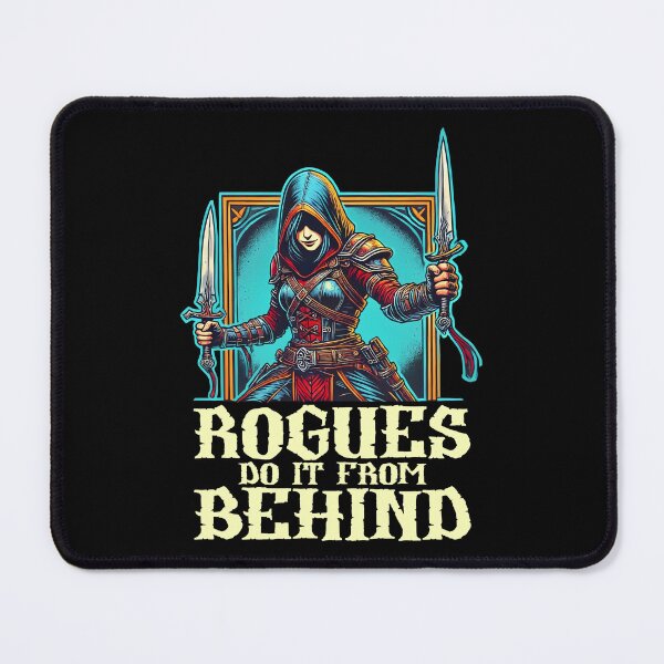 Item preview, Rogue Assassin Dual Daggers Fantasy Humor designed and sold by Victor Shadehorn.