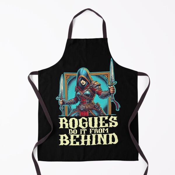 Item preview, Rogue Assassin Dual Daggers Fantasy Humor designed and sold by Victor Shadehorn.
