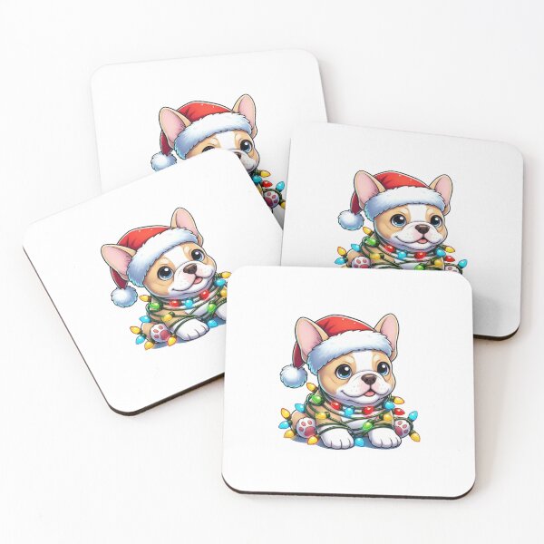Item preview, Cute Christmas French Bulldog designed and sold by Trenchling.