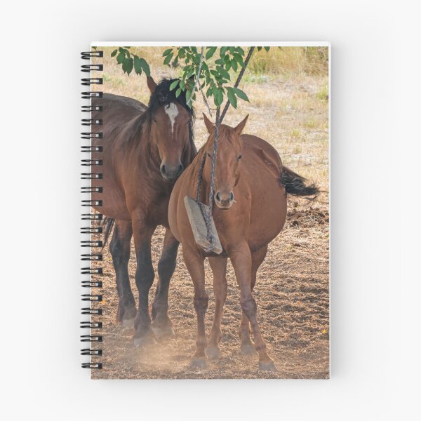 Item preview, Pair of nuzzling horses beneath a tree designed and sold by lisavonbiela.