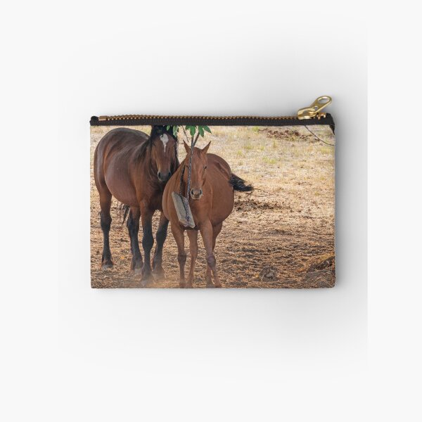 Item preview, Pair of nuzzling horses beneath a tree designed and sold by lisavonbiela.