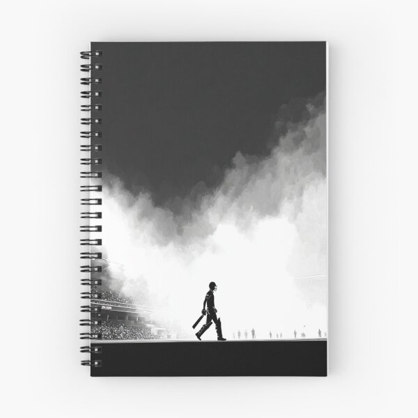 Item preview, Monochrome silhouette of a cricket player against a neon-lit stadium Art Inspired By Nature And The Active Outdoors designed and sold by CDC40.