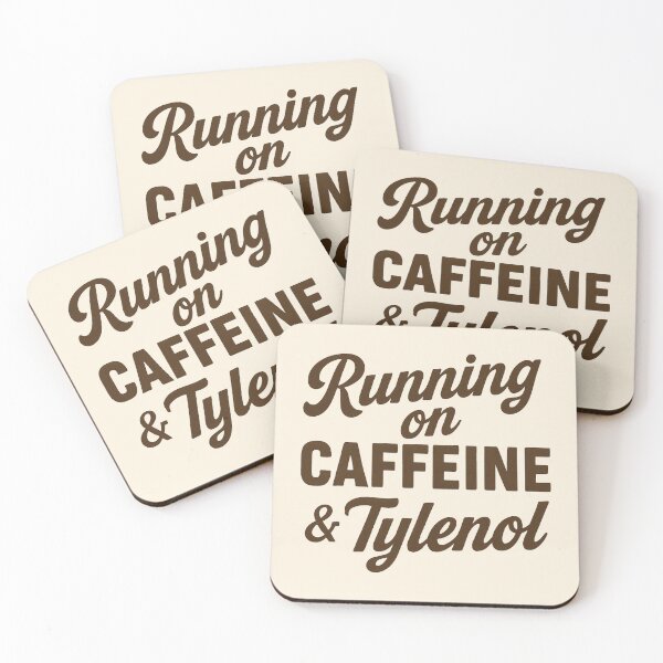 Item preview, Running on Caffeine And Tylenol designed and sold by Anniko Art Studio.