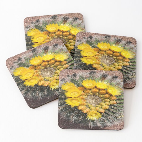 Item preview, Yellow Lovely Cactus Flowers designed and sold by simonjayphotos.