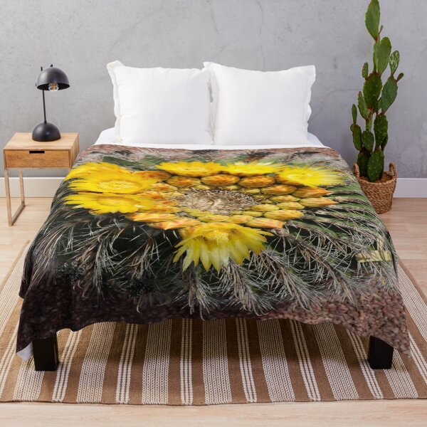 Item preview, Yellow Lovely Cactus Flowers designed and sold by simonjayphotos.