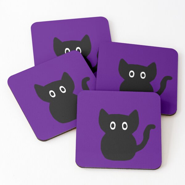 Item preview, Purple cat designed and sold by MiauMoon.