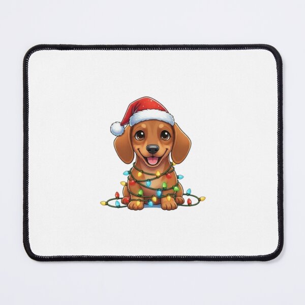 Item preview, Cute Christmas Brown Dachshund designed and sold by Trenchling.