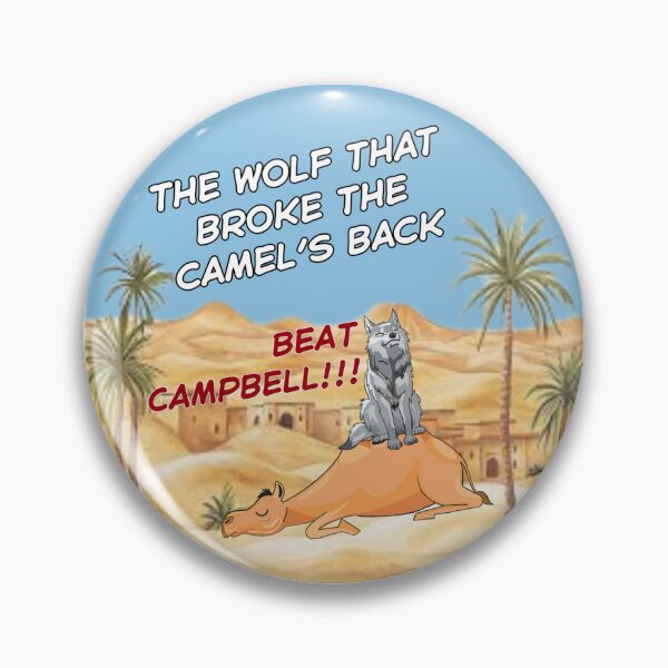 Item preview, The Wolf That Broke the Camel's Back! designed and sold by MadsMarket.