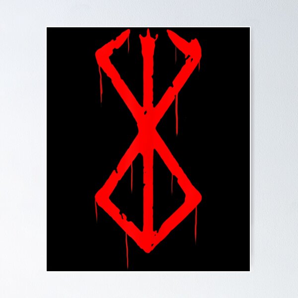 Item preview, Berserker Rune - Norse Viking Warrior Bloody Symbol 		 designed and sold by qnjbwaeje84.