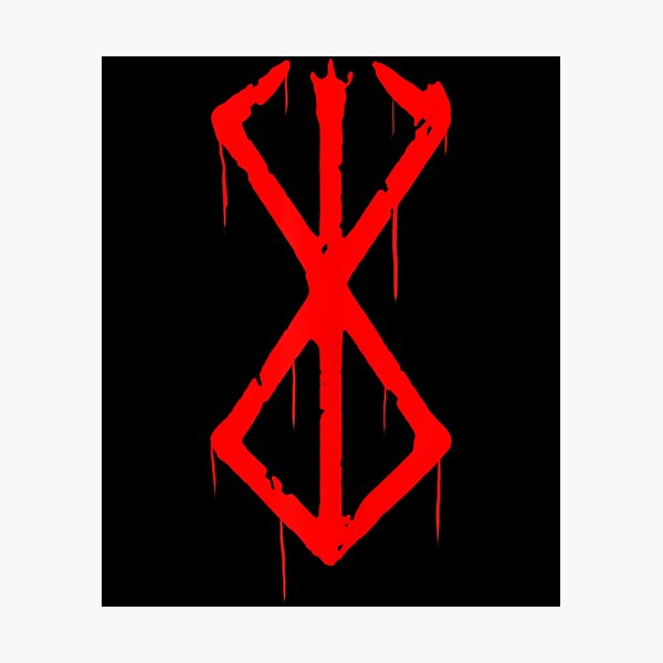 Item preview, Berserker Rune - Norse Viking Warrior Bloody Symbol 		 designed and sold by qnjbwaeje84.
