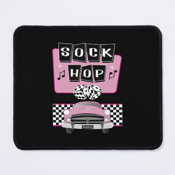 Item preview, 50s Sock Hop Dance Retro 1950s Party Doo Wop Rockabilly Pink designed and sold by vnsqnpsytby24.