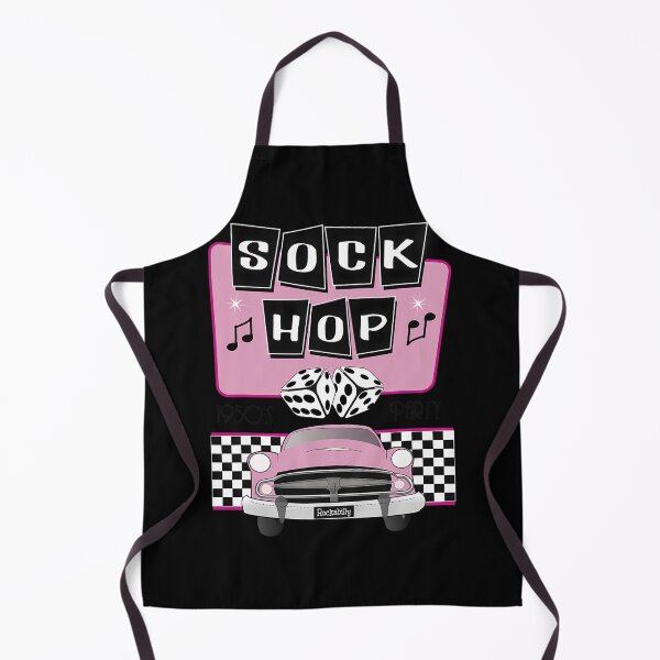 Item preview, 50s Sock Hop Dance Retro 1950s Party Doo Wop Rockabilly Pink designed and sold by vnsqnpsytby24.
