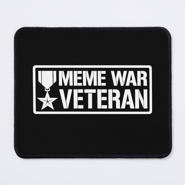 Item preview, Meme War Veteran – Military Style Badge Design designed and sold by getpressedshirt.