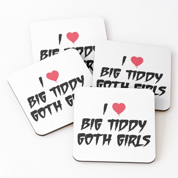 Item preview, I Love Big Tiddy Goth Girls designed and sold by the-craft-shop.