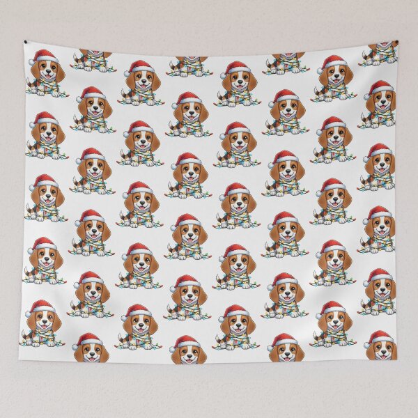 Item preview, Cute Christmas Beagle designed and sold by Trenchling.