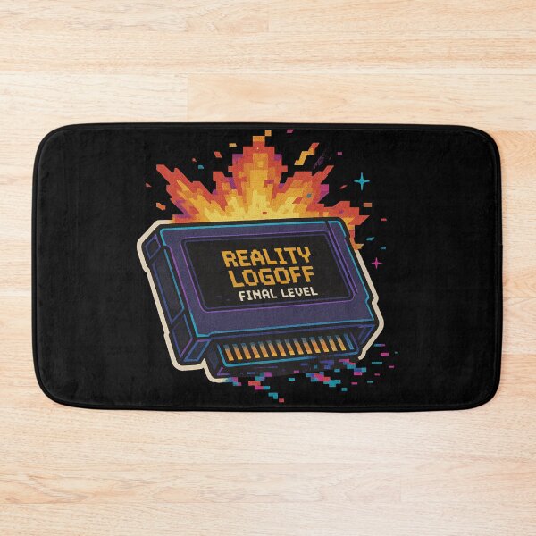 Item preview, Retro Cartridge - Reality Logoff Final Level Explosion Sticker designed and sold by JacobKAurumhead.