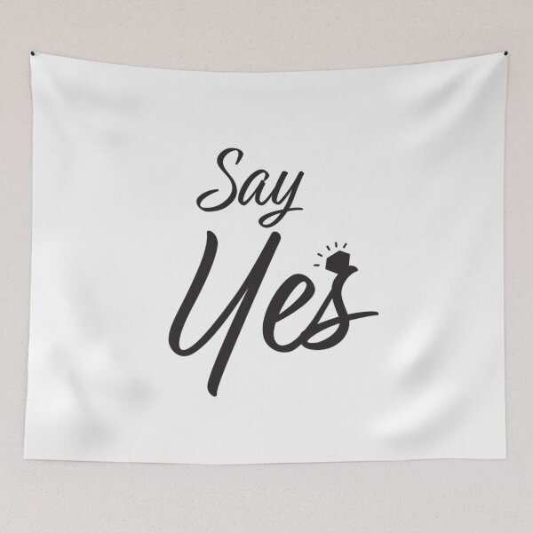 Item preview, Say Yes Marriage Proposal  	 designed and sold by hqpgntbp61.