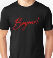 "Bonjour!" -Aquaria Unisex T-Shirt