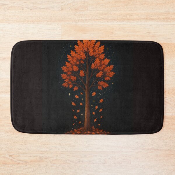 Item preview, Celestial Fall Tree Under the Night Sky designed and sold by Painted Moon by Luna Bee™.