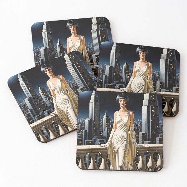 Item preview, The Ivory Tower v2 - Original Art Deco Artwork designed and sold by elektronen.