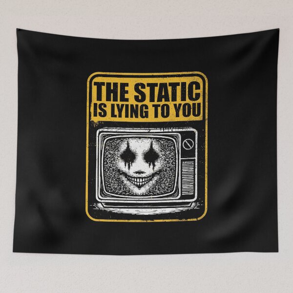 Item preview, Horror Signs Shadow Static - Spooky Creepy Gift designed and sold by Studio Mootant.