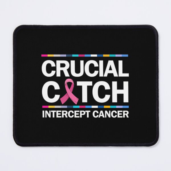 Item preview, Crucial a Catch Intercept Cancer Breast Cancer Awareness Pullover designed and sold by awshozlas76.