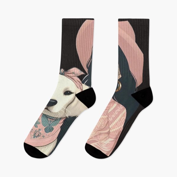 Aperçu de l'œuvre Minimal Chic Pastel Fashion Pets Illustration Collection créée et vendue par Everova.