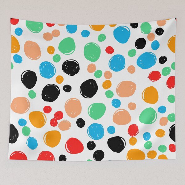 Item preview, Colorful Tango Dance Of Circles Contemporary Abstract Pattern designed and sold by DEC02.