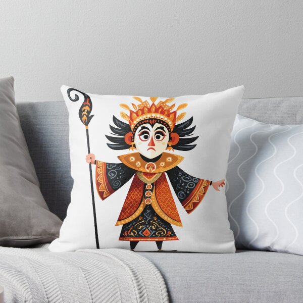 Item preview, Traditional Masked Performer – Cultural Costume Art Illustration designed and sold by DesignArtist.ia.