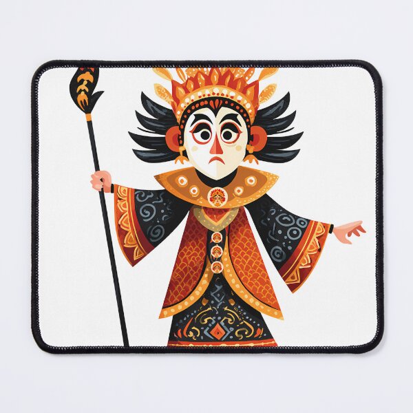 Item preview, Traditional Masked Performer – Cultural Costume Art Illustration designed and sold by DesignArtist.ia.