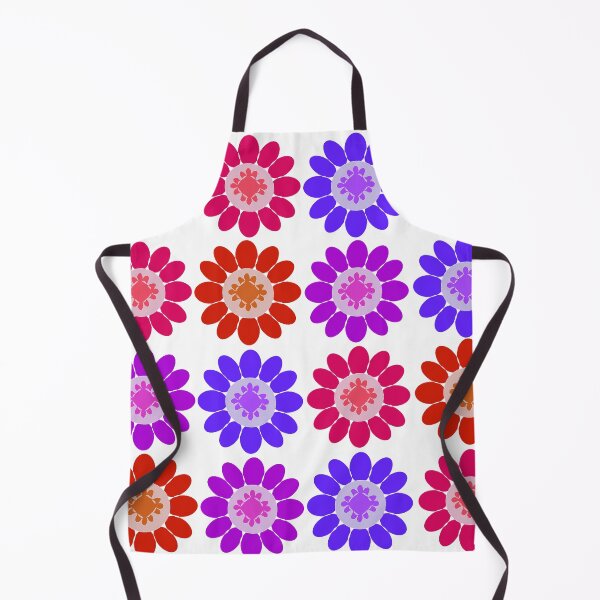 Item preview, Abstract floral repeating pattern - white designed and sold by Svasti Arts and Designs.