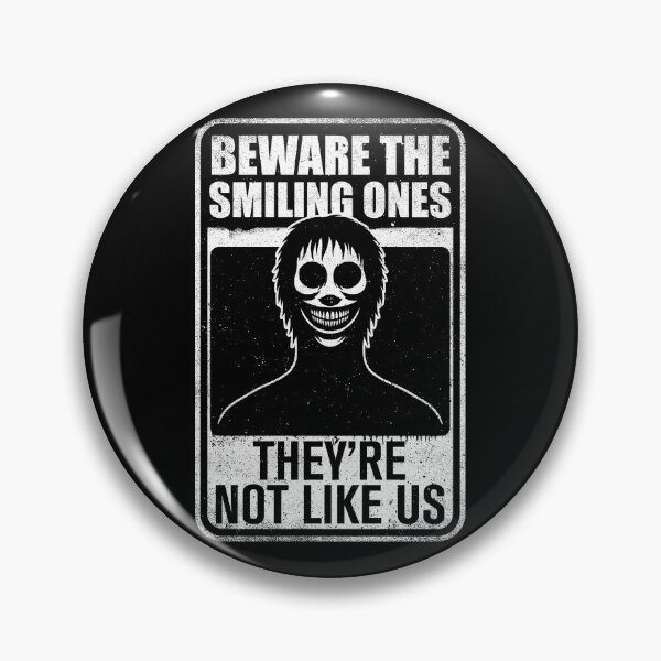 Item preview, Horror Signs Smiling Creatures - Spooky Creepy Gift designed and sold by Studio Mootant.