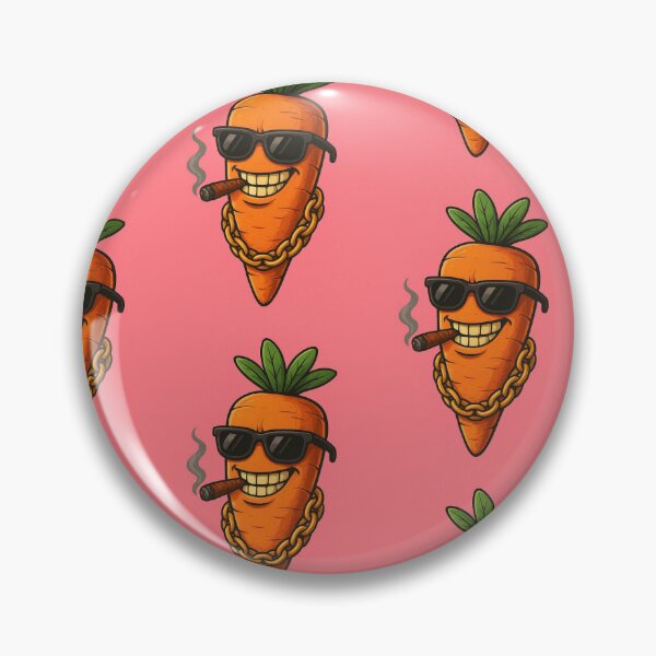 Artikelvorschau, Funny Gangster Carrot Illustration entworfen und verkauft von BlondeAmbitionDesign.