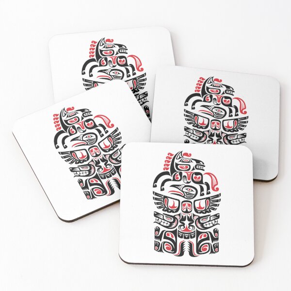 Item preview, Native American Haida Wolf Horse Bird Art  	 designed and sold by cdvelsggi91.