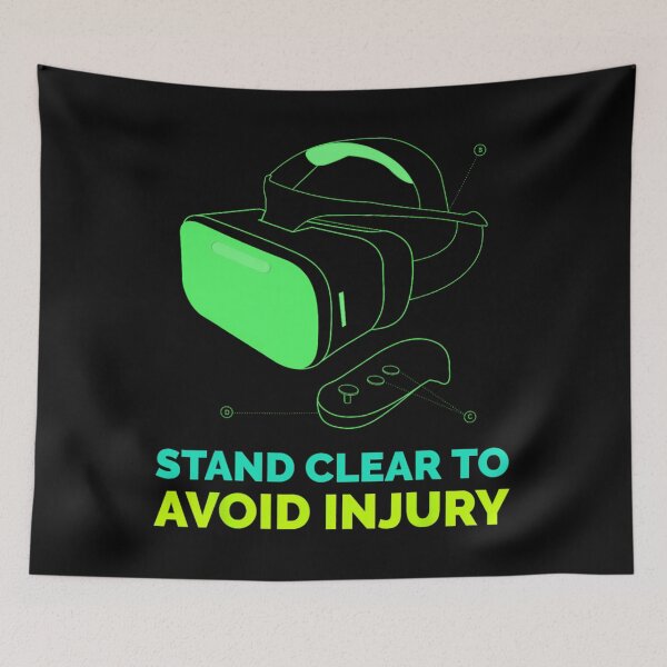 Item preview, Funny Virtual Reality Hazard VR Stay Clear To Avoid Injury 		 designed and sold by zmsviccukf2.