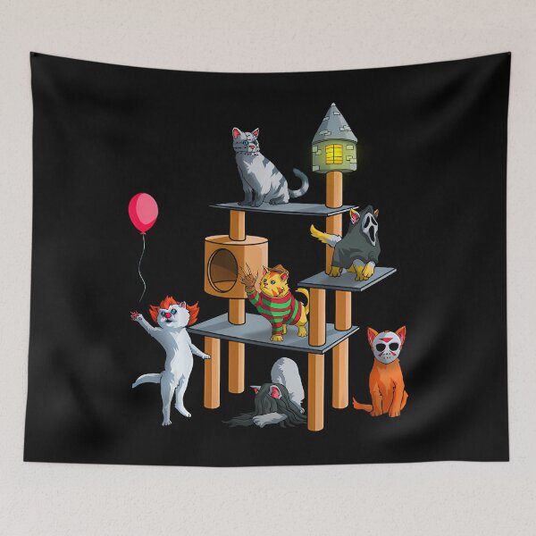 Item preview, Funny Cat Horror Movies Cute Halloween for Cat Kitty Lovers Swea		 designed and sold by bgbccpbvgnw69.