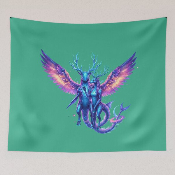 Item preview, Celestial Embrace | Cosmic Kirin Soulmates designed and sold by E-SarnEdge.