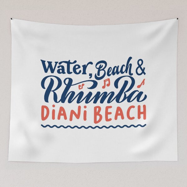 Item preview, Water Beach and Rhumba; Diani Beach; Kenya; designed and sold by StickerApe.