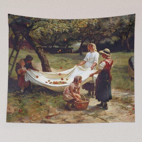 Item preview, Harvesting Apples in the Orchard designed and sold by Jon-Baran.