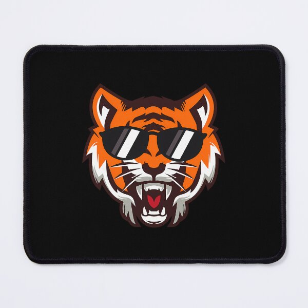 Item preview, Cool Growling mouth open Bengal Tiger with Sunglasses designed and sold by munukbdips99.