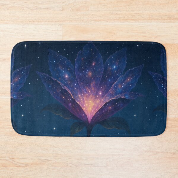 Item preview, Cosmic Bloom – Galactic Flower of Stars designed and sold by Painted Moon by Luna Bee™.