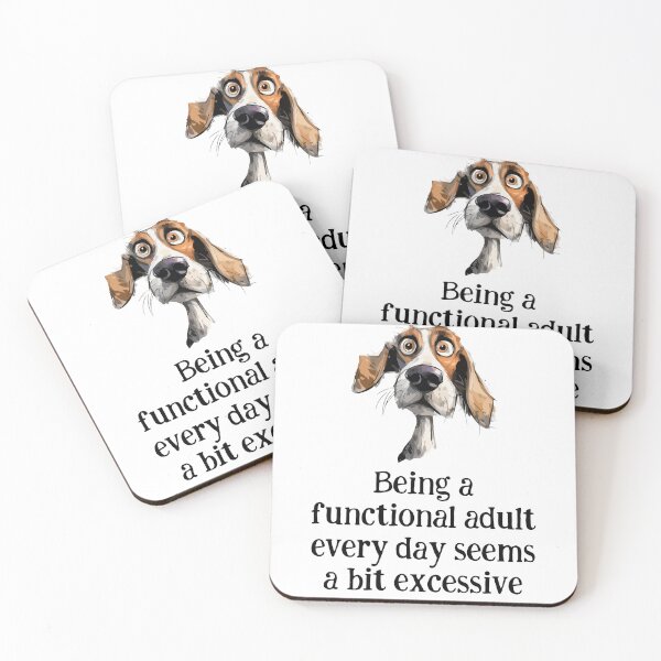 Item preview, Fun Being Functional Adult Every Day Quote -mo designed and sold by countrymouse.