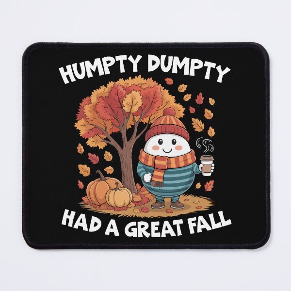 Item preview, Funny Humpty Dumpty Autumn Coffee Design designed and sold by YourArt7.